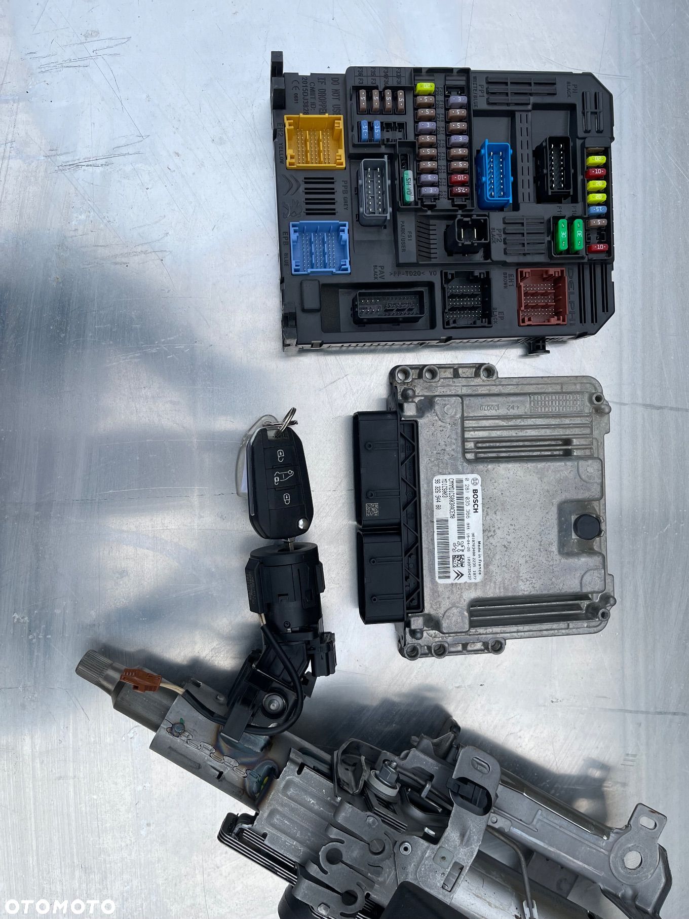Zestaw modułu sterowania BSI komputer RIFTER berlingo IV combo E - 1