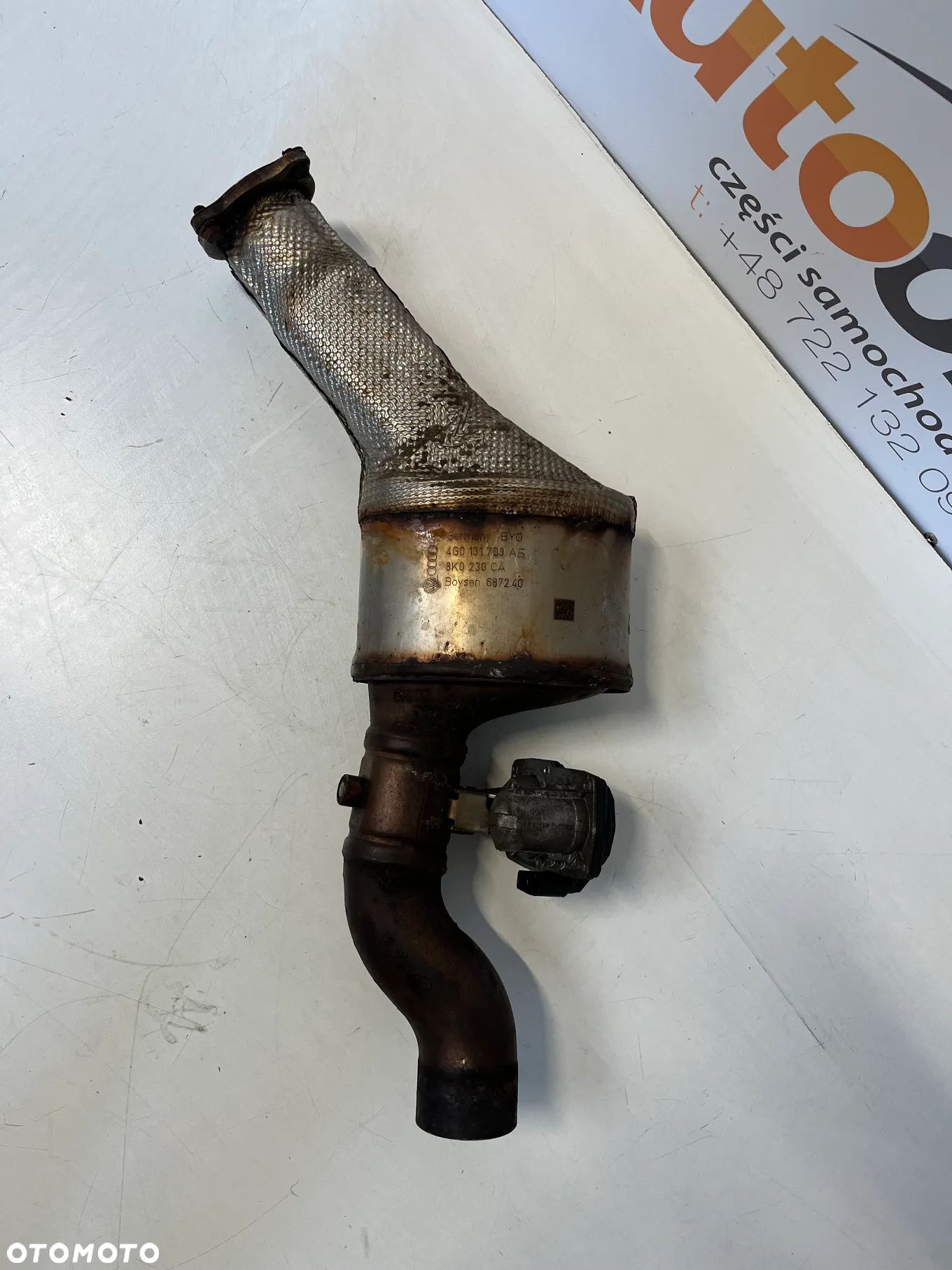 KATALIZATOR 4G0131703AE AUDI A6 A5 ORYGINAŁ - 1