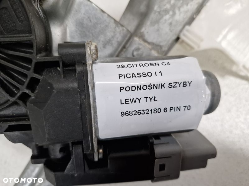 CITROEN C4 PICASSO I 1 PODNOŚNIK SZYBY LEWY TYŁ 9682632180 - 3