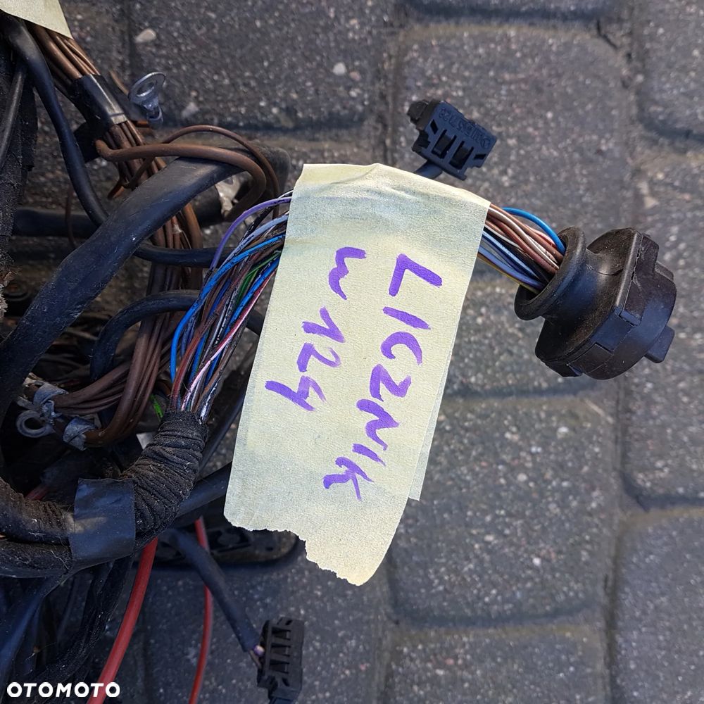 Kostka kość wtyk stacyjki wiązka elektryka instalacja MERCEDES W201 W202 W124 W126 dużo częsci 124 - 6