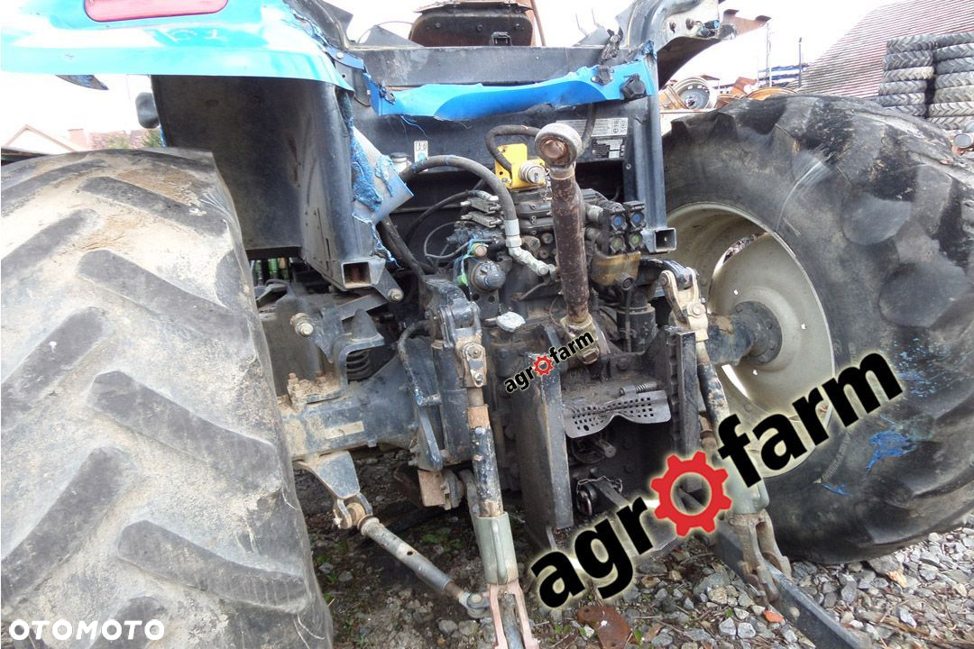 New Holland TS100A TSA 110 silnik most skrzynia zwolnica piasta zębatka głowica dyferencjał blok wał - 2