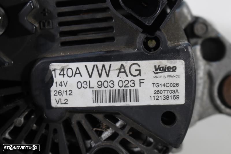 Alternador Volkswagen Golf Vi (5K1)  03L903023f / Tg14c026 / 2607703A - 8