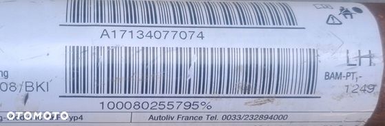 mini cooper r56 06-13r kurtyna powietrzna airbag lewa oryg a17134077074 - 2