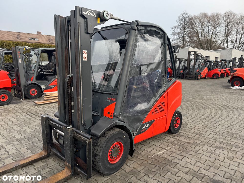 Linde Linde H35 Evo 2019 triplex kabina 4 sekcje ogrzewanie  Toyot h30 h25 - 1