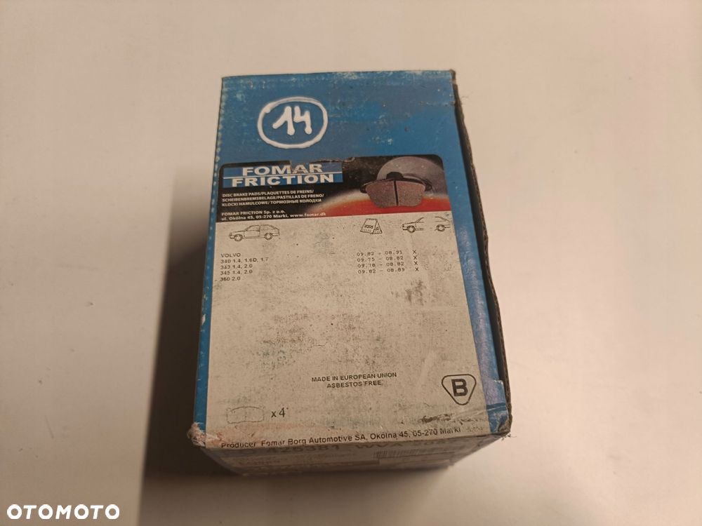 Volvo 340 360 PRZEDNIE KLOCKI HAMULCOWE przód 425381 - 1