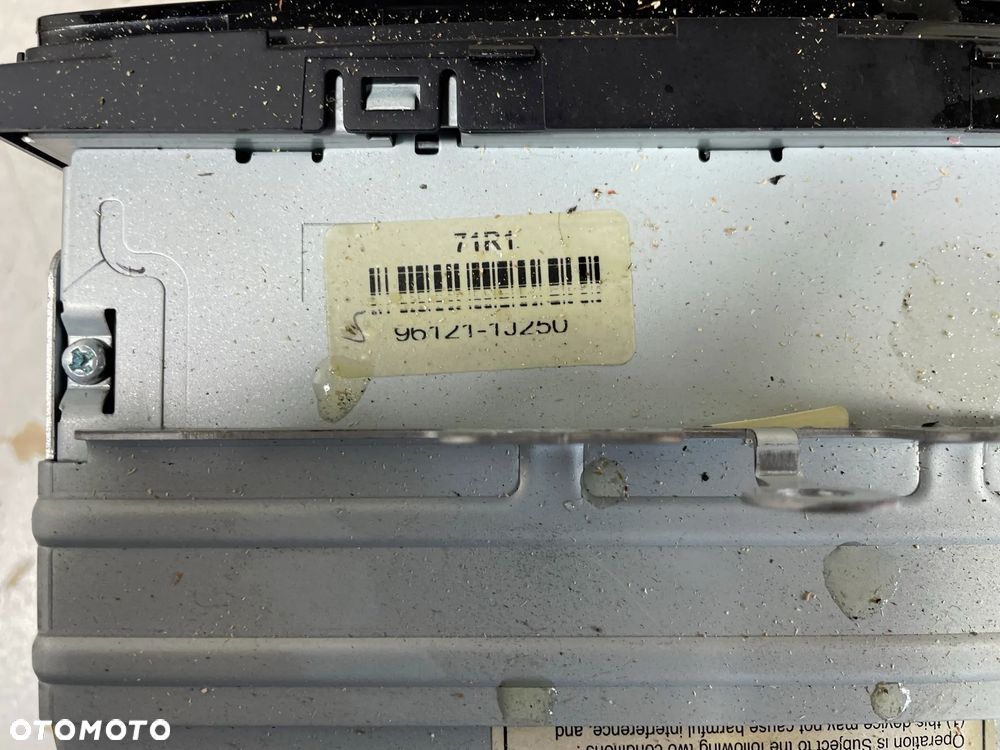 HYUNDAI I20 LIFT I 12- RADIO FABRYCZNE RADIOODTWARZACZ 96121-1J250 - 2