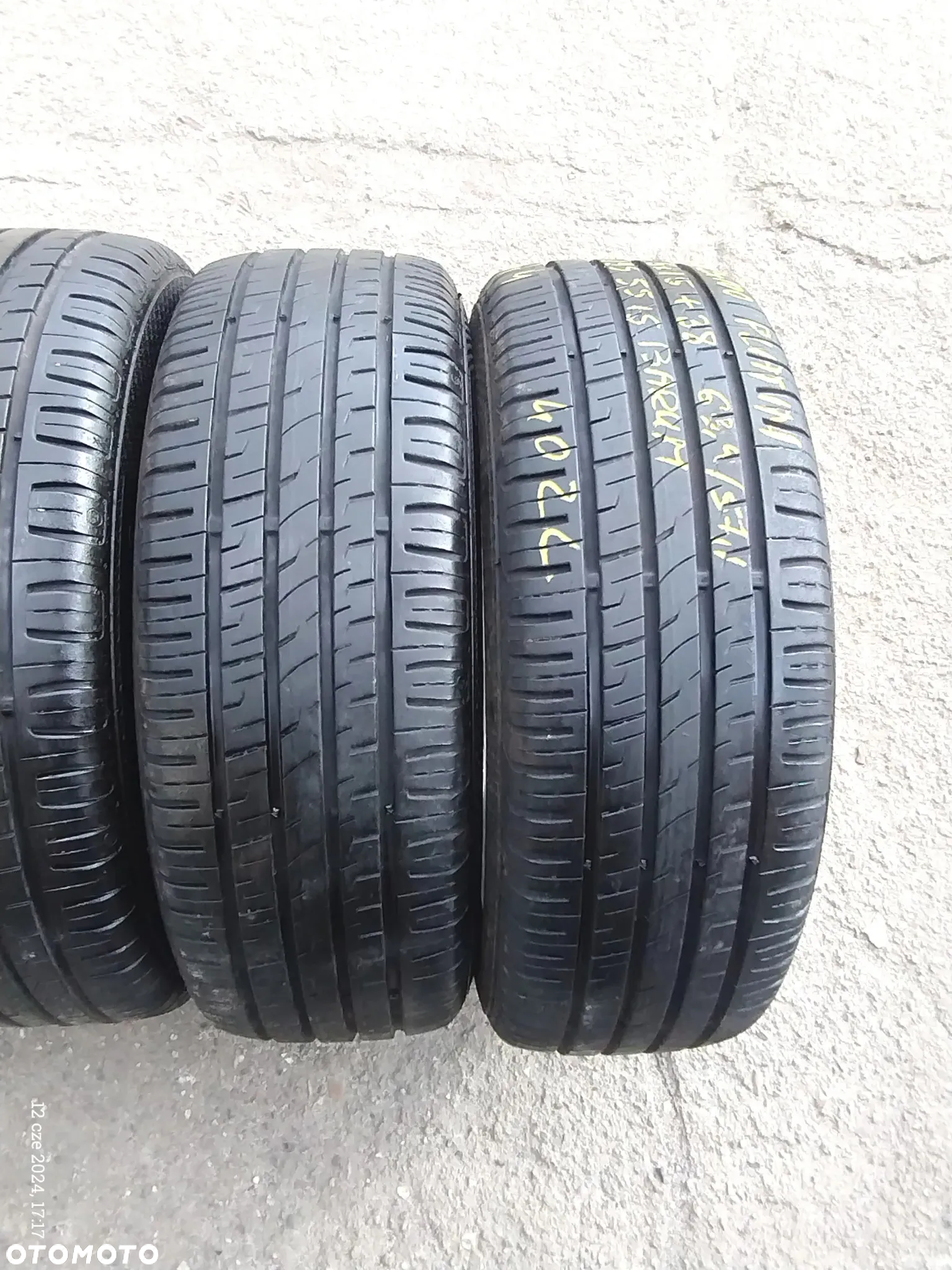 195/55R15 Opony Letnie Lato BARUM BRAVURIS 3 HM 6,5mm Legnica ALU-RAD  jak 185/60 - 3