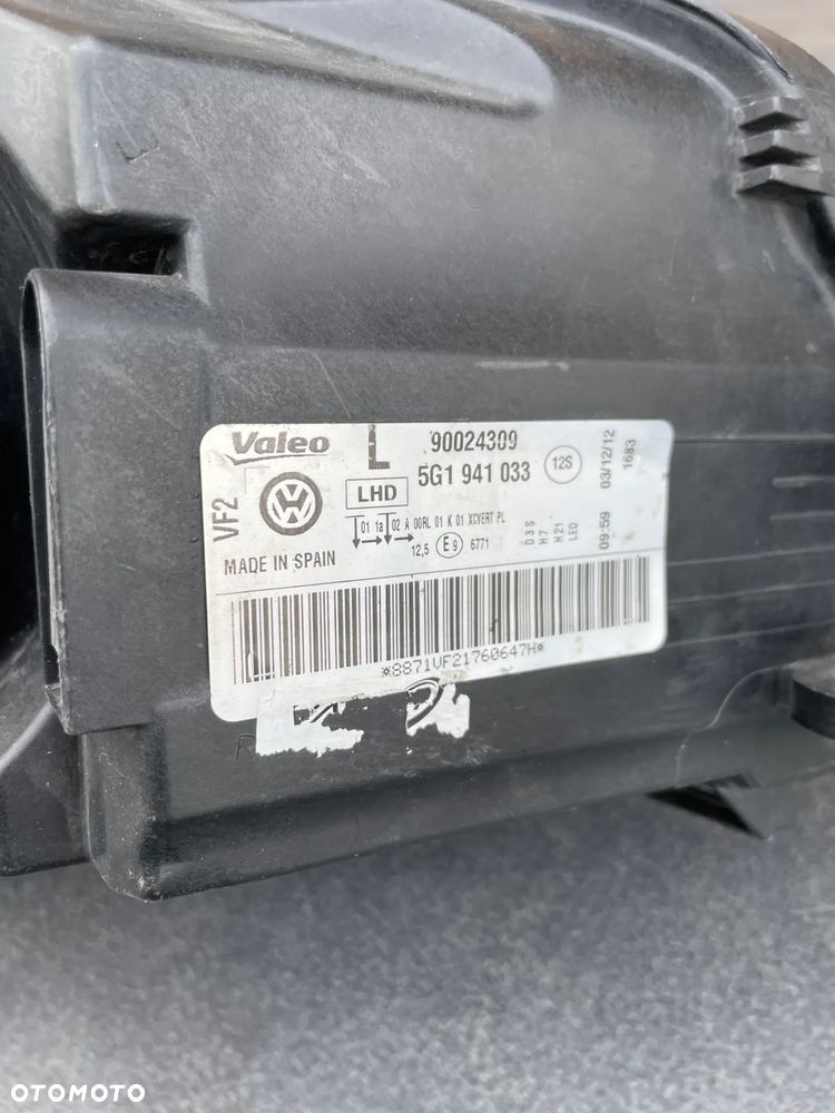 VW GOLF VII BI-XENON LED LAMPA PRZÓD LEWA reflektor lewy - 5