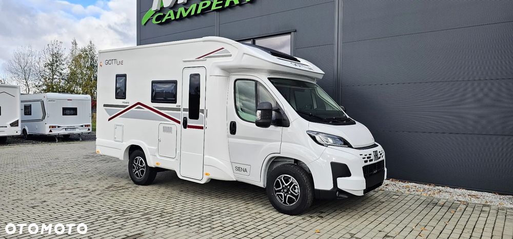 Giottiline SIENA 330 FULL LED NOWOŚĆ 2026 -> JEDYNE 5,99M DŁ. <- FIAT DUCATO ZIMOWY 4 OSOBOWY Rapido gr.