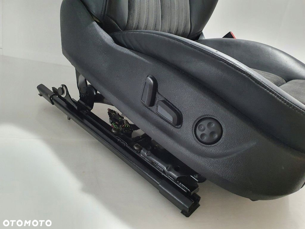 AUDI A6 C7 4G 2015r FOTEL PASAŻERA SKÓRA ALCANTARA GRZANY ELEKTRYCZNY IDEAŁ - 3
