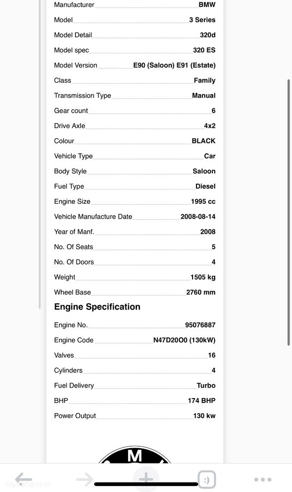 SILNIK BMW 3 N47D20A 2.0 Diesel 177 KM kompletny Film 2008 e90 e91 - 15
