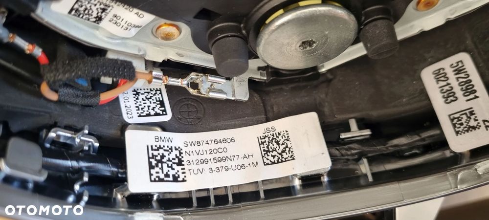 BMW X1 U11 M-PAKIET 2022- Kierownica Skóra Łopatki BOOST Oryginał - 14