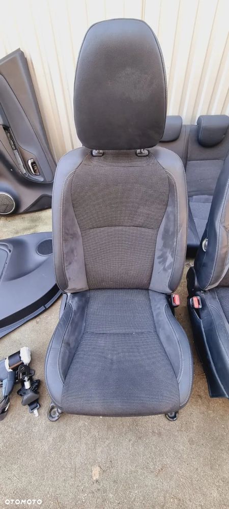 Fotele Kanapa Tapicerki Komplet Toyota Yaris III Lift Hybryda Alcantara - 6