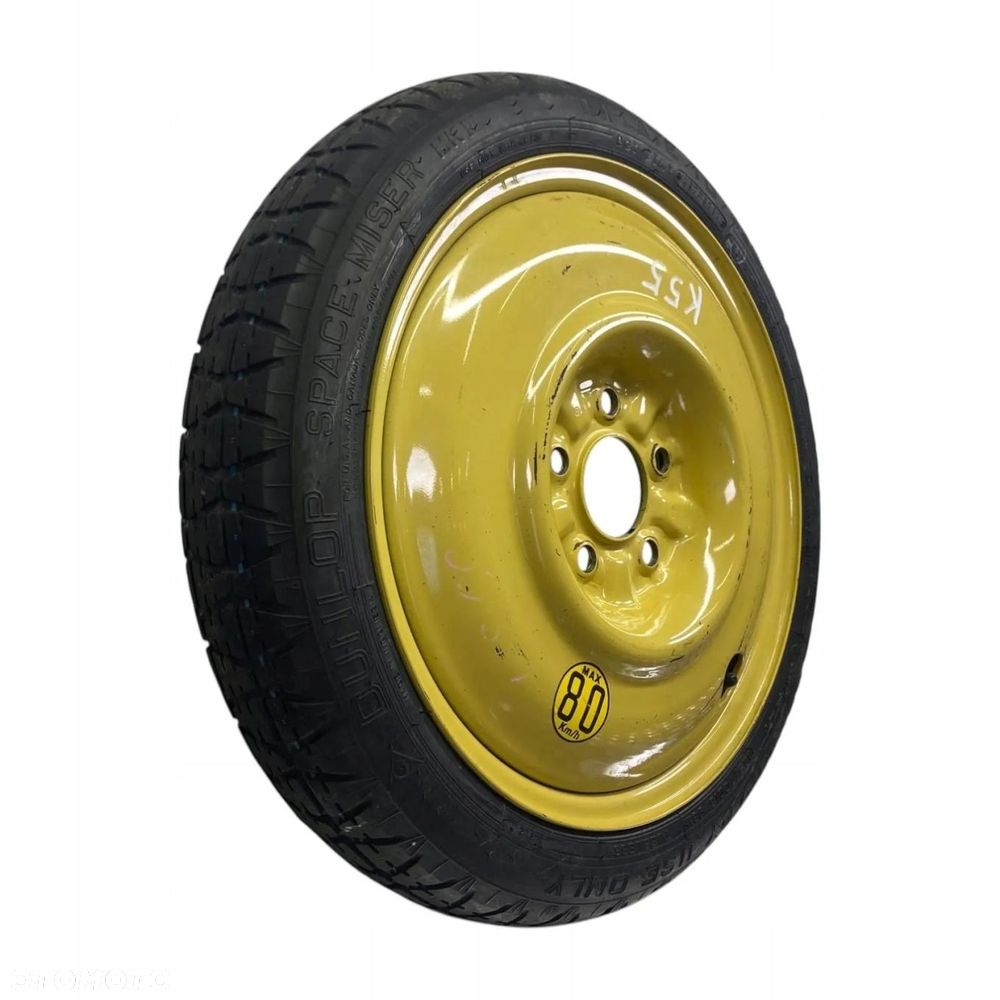KOŁO DOJAZDOWE DUNLOP SPACE MISER 125/70R16 5X112 GOLF LEON OCTAVIA - 8