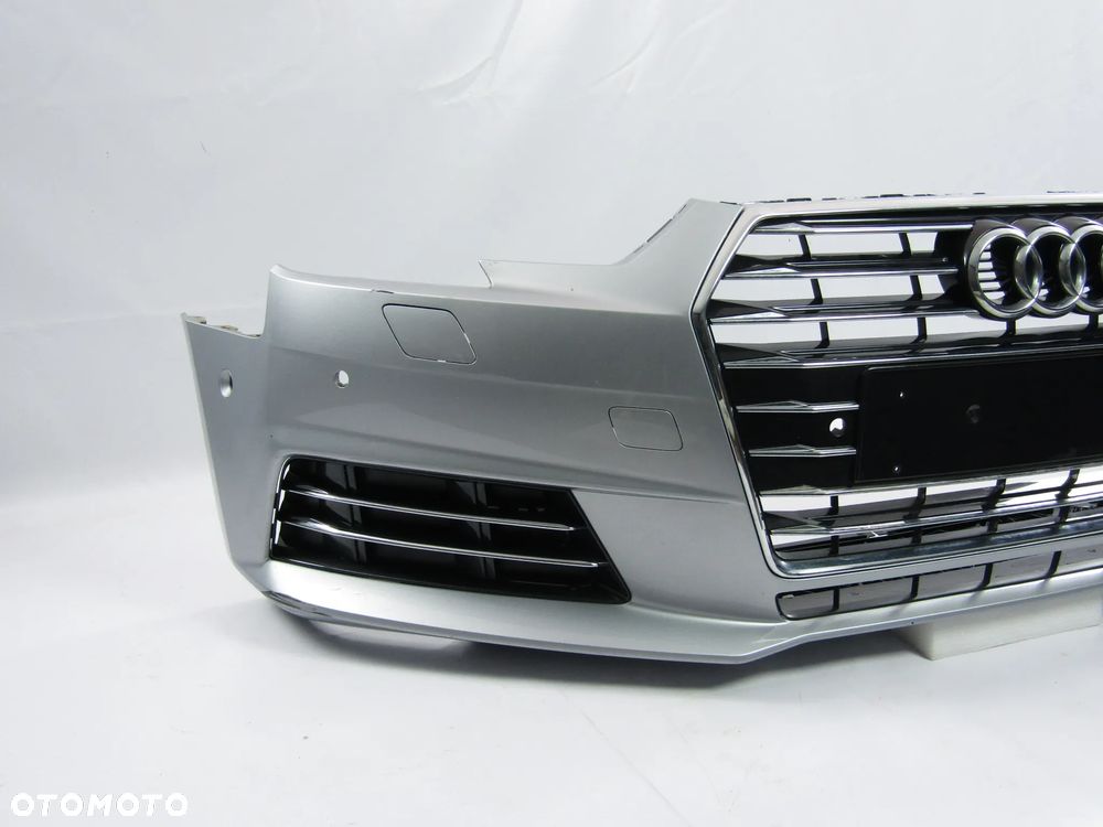 Zderzak przedni Audi A4 B9 15 - 19 Sprysk. Pdc-6 + Atrapa Lakier nieznany - 16
