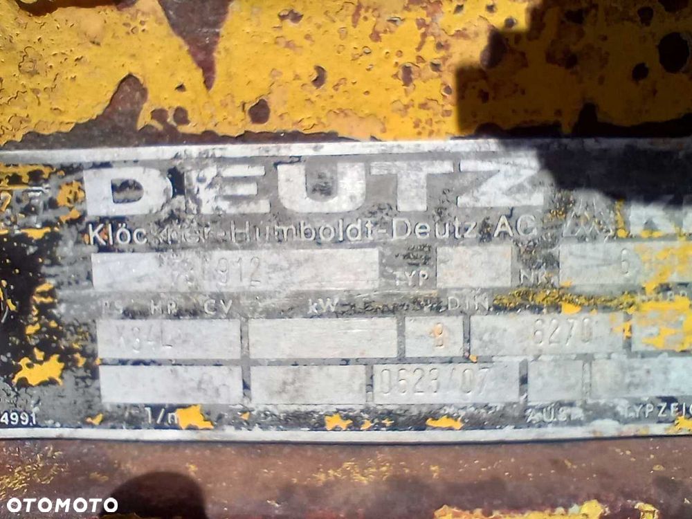 SILNIK DEUTZ F3L912 CYLINDROWY F3L 912 Engine Kramer Atlas Zeppelin JCB - 13