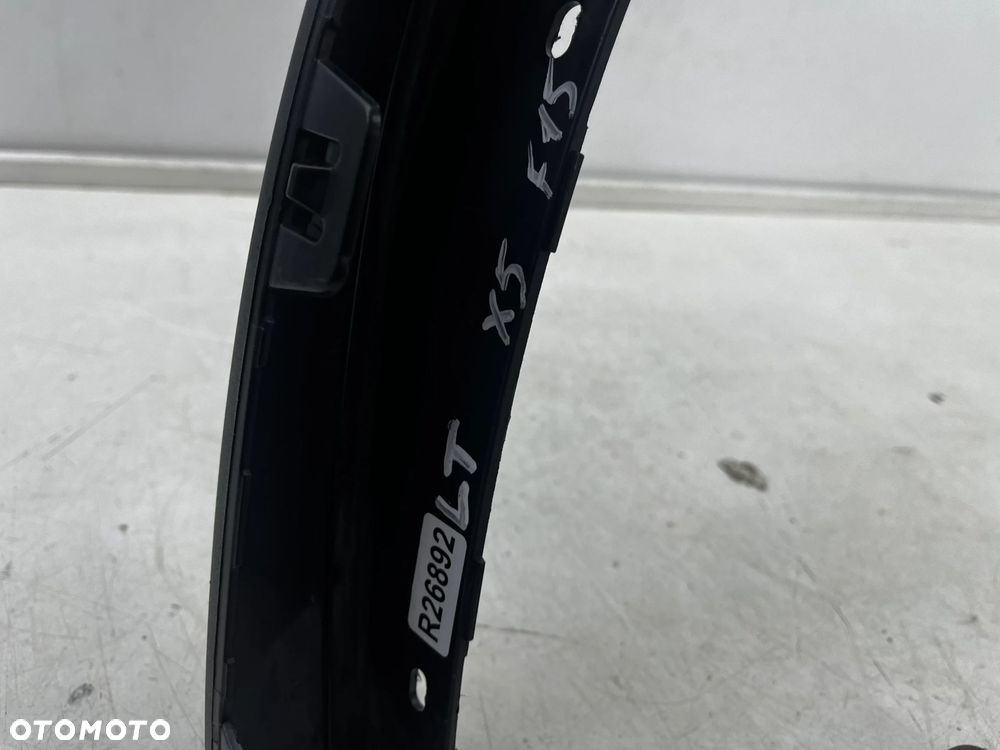 Listwa BMW X5 F15 M-pakiet 13-18r. LEWY przedni rant nadkola błotnika nakładka strukturalna 20 cali - 17