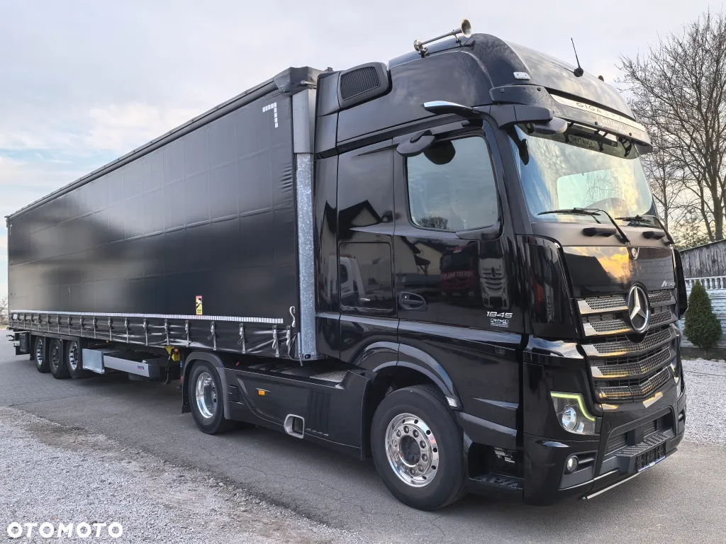 Mercedes-Benz Piękny Zestaw * Actros 1845 LS + Schmitz Varios * GigaSpace * Mały przebieg * ALU * - 2