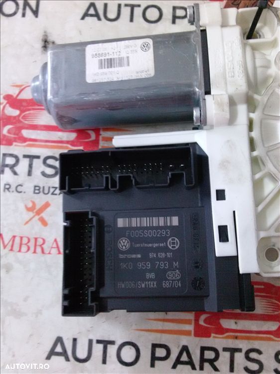 motoras macara geam usa stanga fata volkswagen passat b6 - 1