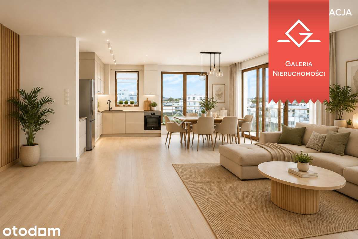 Apartament 122,12 m² Z Tarasem 55,93 m² | 5 Pokoi