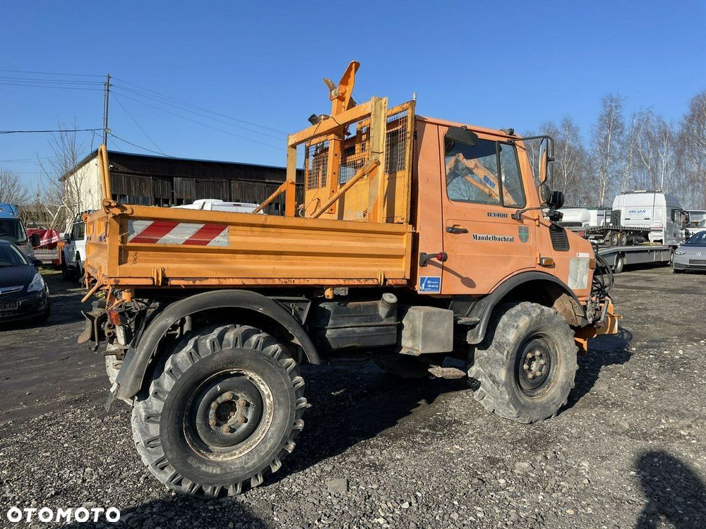 Unimog Unimog 1400 4X4 Kosiarka teleskopowa posypywarka - 38