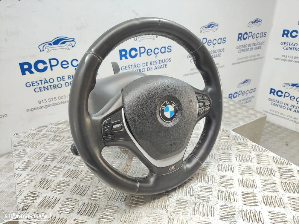 Volante em pele Multifunções Pack M original BMW Serie 1 F20 F21  Serie 3 F30 F31 - 6