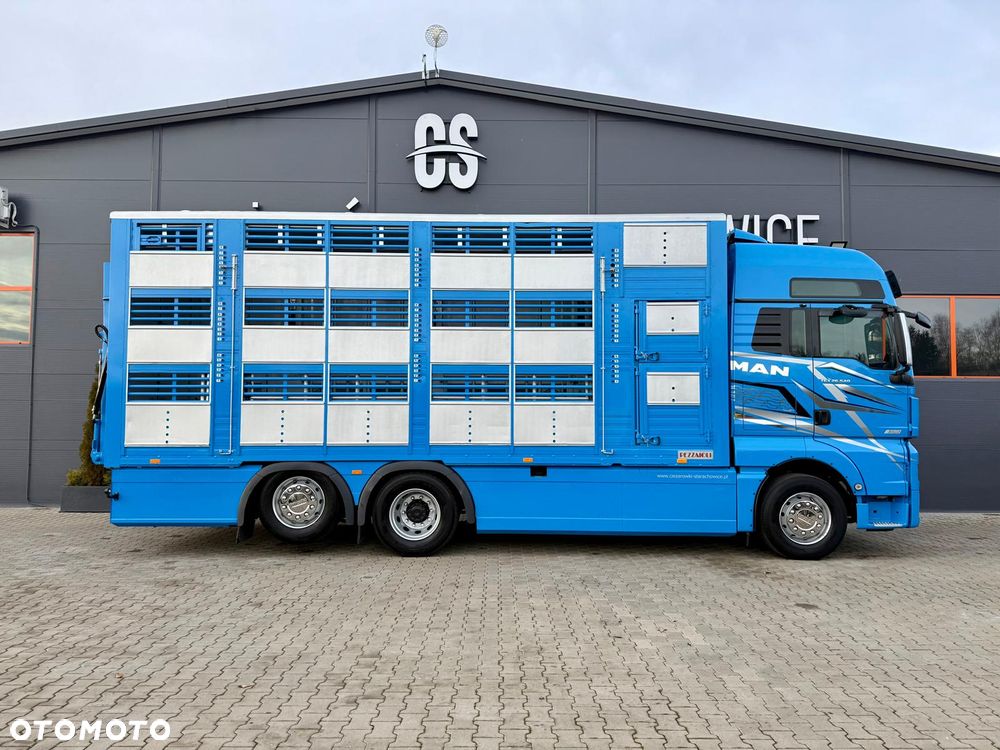 MAN TGX 26.540 // E6 // Zabudowa PEZZAIOLI // 3 poziomy hydraulika, podnoszony dach, rampa hydrauliczna // do żywca, do bydła, do transportu zwierząt - 6