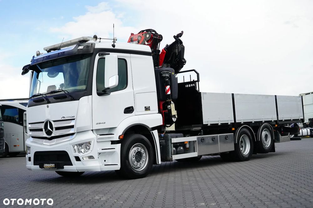 Mercedes-Benz ACTROS / 2543 / 6 X 2 / SKRZYNIOWY + HDS / FASSI F 295 / WYS. 16,5 M / PILOT / OŚ SKRETNA - 27