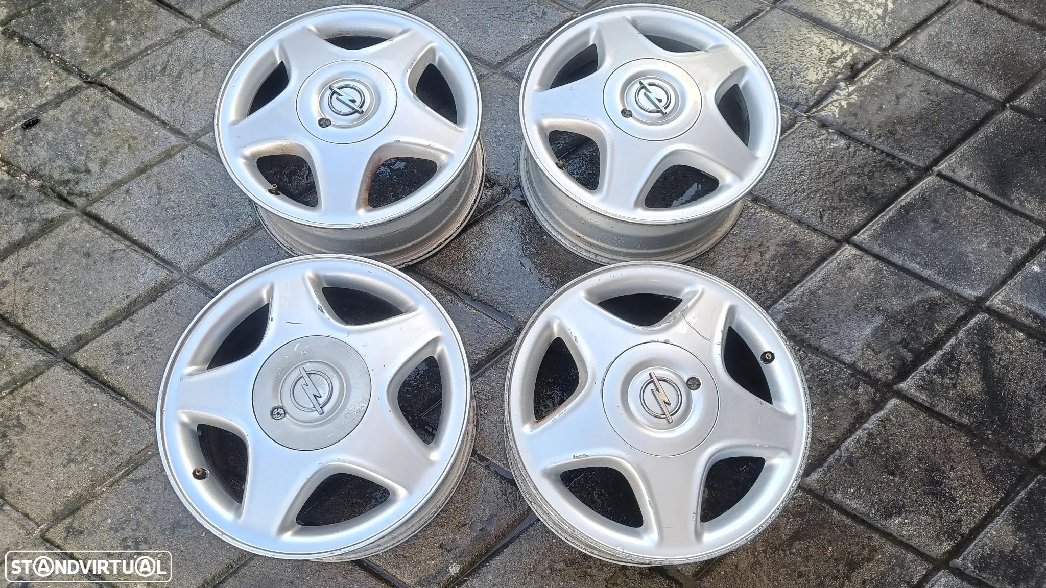4 jantes 15 Opel furação 4x100 - 1