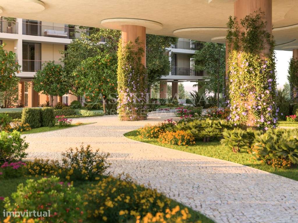 Apartamento T2 duplex, com jardim em novo empreendimento em Carnaxide - Grande imagem: 5/91