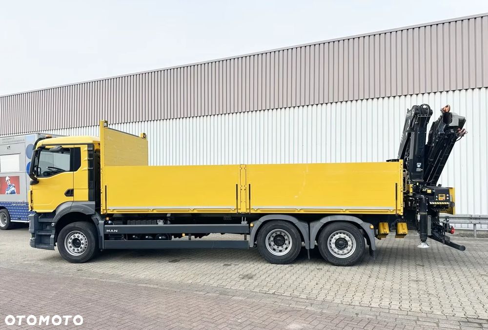 MAN TGS 26.430 6x2 OŚ SKRĘTNA HDS dzwig żuraw FASSI 235 SKŁĄDANY w ''Z'' -RADIO- 5i6 funkacja DODATKOWA,  Skrzynia 650x250cm jak NOWY!!! - 7