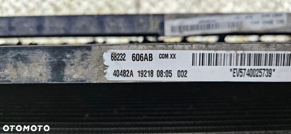 Dodge Durango III LIFT 2017- 3.6 V6 Komplet chłodnic Chłodnica wody klimatyzacji oleju 68232604AA 68232606AB 68244086AA - 6