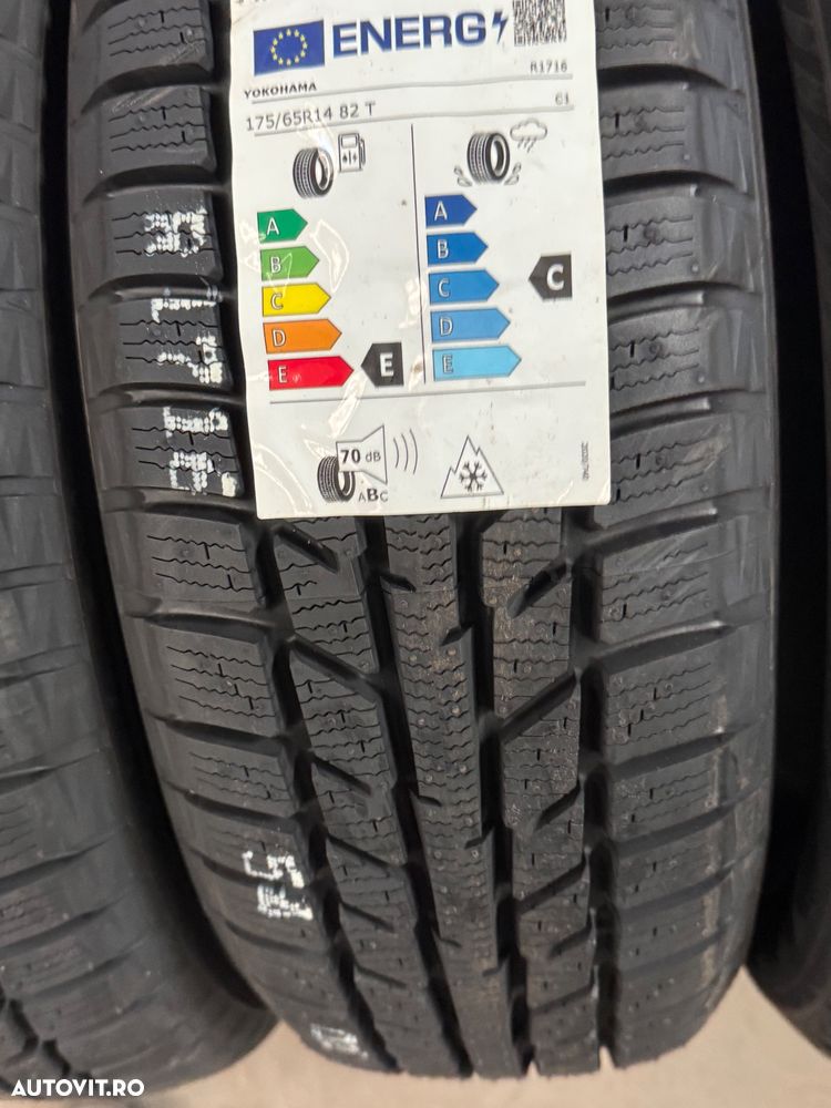 Vând 4 anvelope 175/65/14 Yokohama de iarnă noi - 3