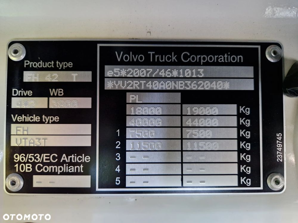 Volvo FH5 500 E6 / 1 x TURBO / XXL / ACC / MEGA / LOW DECK / JAK NOWY - 40