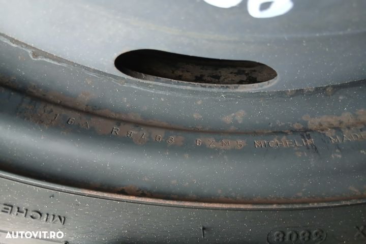 Jante tabla cu anvelope 15 - set 195/65 R16 195/65 R16 Peugeot 307 1 - 5