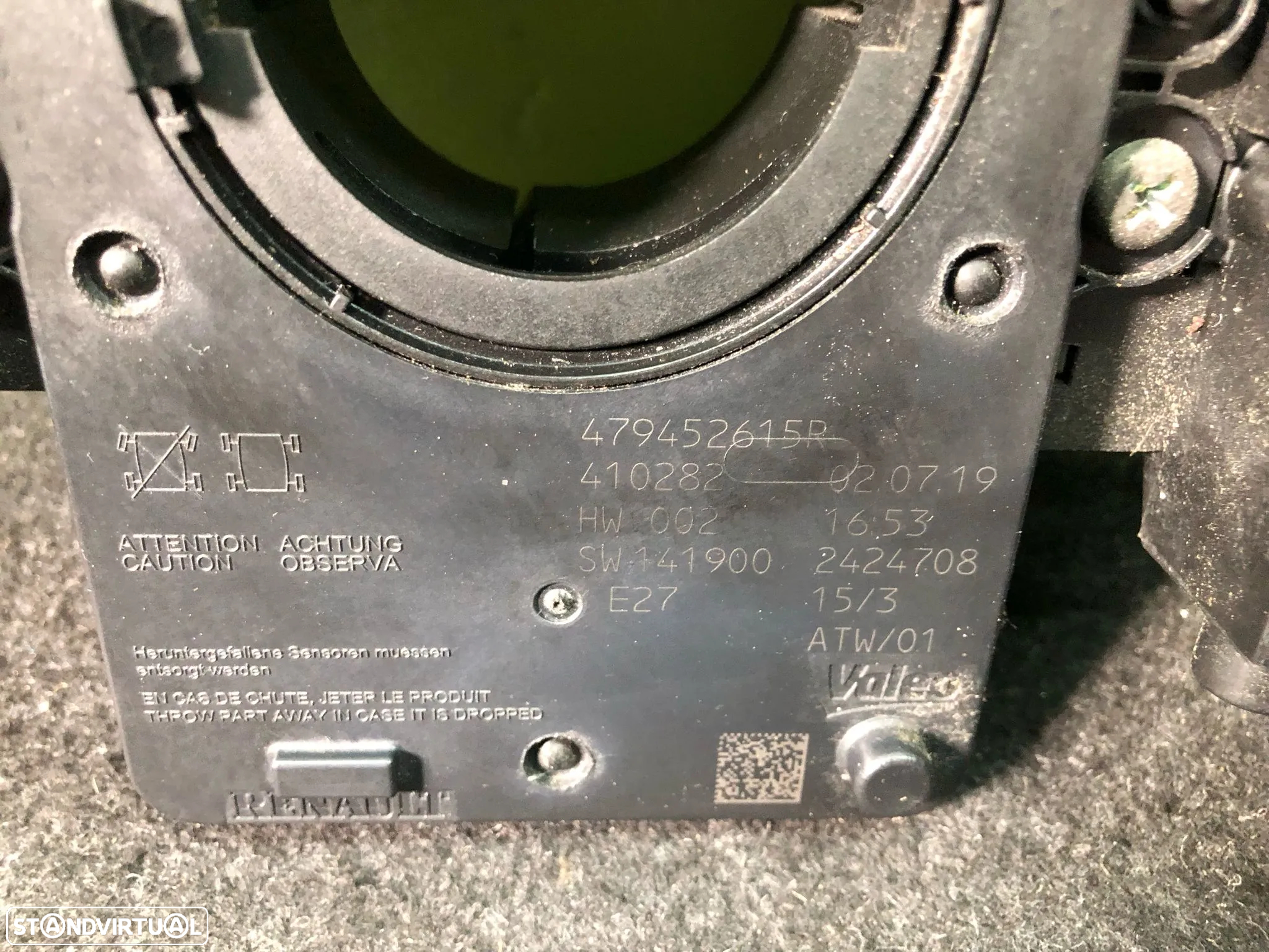 RENAULT SCENIC IV MANETE PISCAS LUZES LIMPA VIDROS SENSOR ANGULO - MP004 - 5