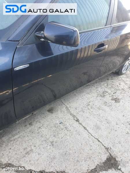 Usa Portiera Stanga Fata Dezechipata BMW Seria 5 E60 E61 2003 - 2010 Culoare Carbonschwarz Metallic - 4