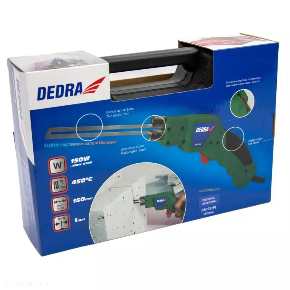 Aerograf Pistolet malarski Dedra 150 W 0,3mm - 8