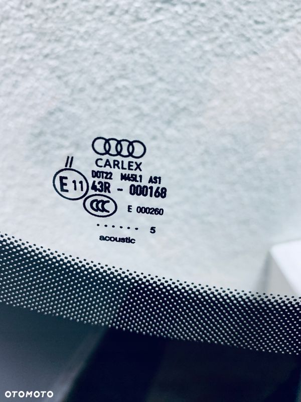Szyba czołowa AUDI Q5 2008-2012 AKUSTYKA+SENSOR+ORYGINAŁ - 2