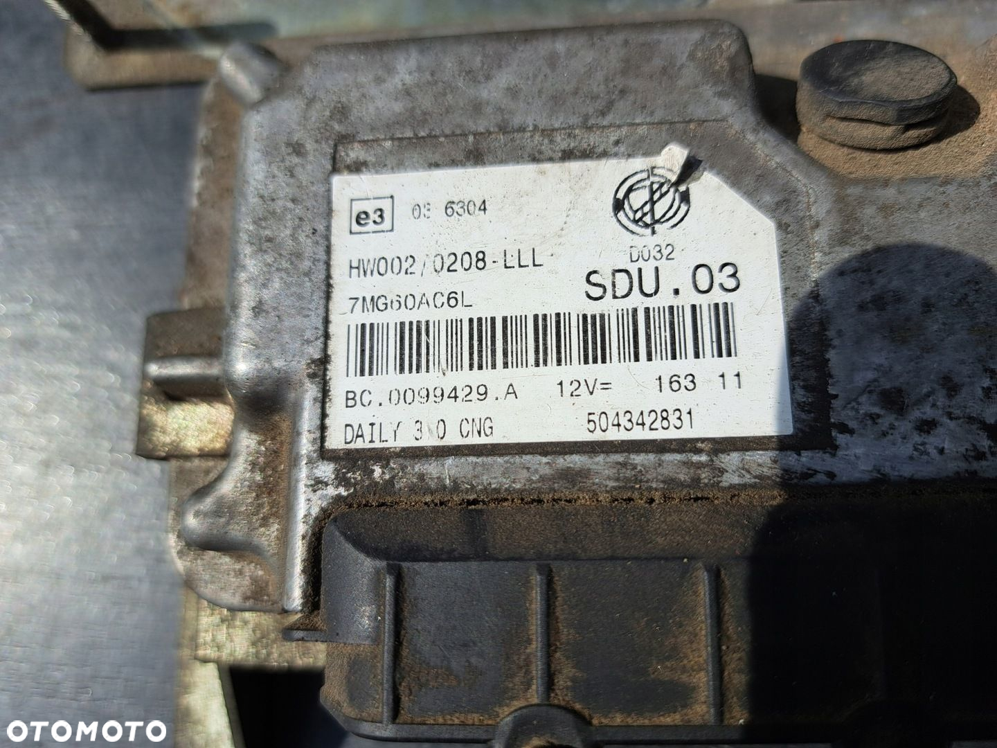 IVECO DAILY 3.0 CNG STEROWNIK KOMPUTER SILNIKA 504342831 - 2