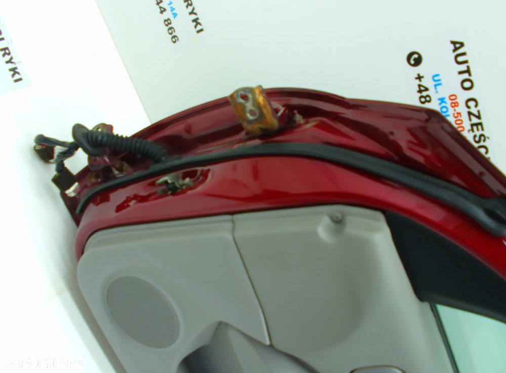 Nissan Almera N16 AX5 Drzwi Prawy Przód  Lusterko Boczek Zamek Klamka Podnośnik Szyba - 8