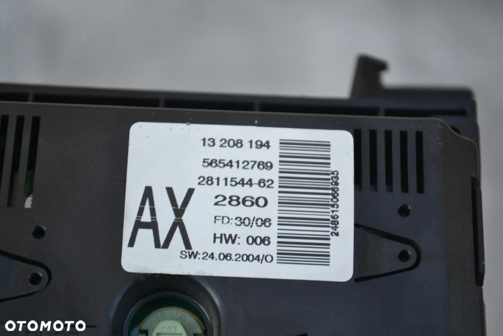 OPEL ASTRA H ZAFIRA B RADIO SAMOCHODOWE FABRYCZNE CD30 13204082 WYŚWIETLACZ 13208194 - 7