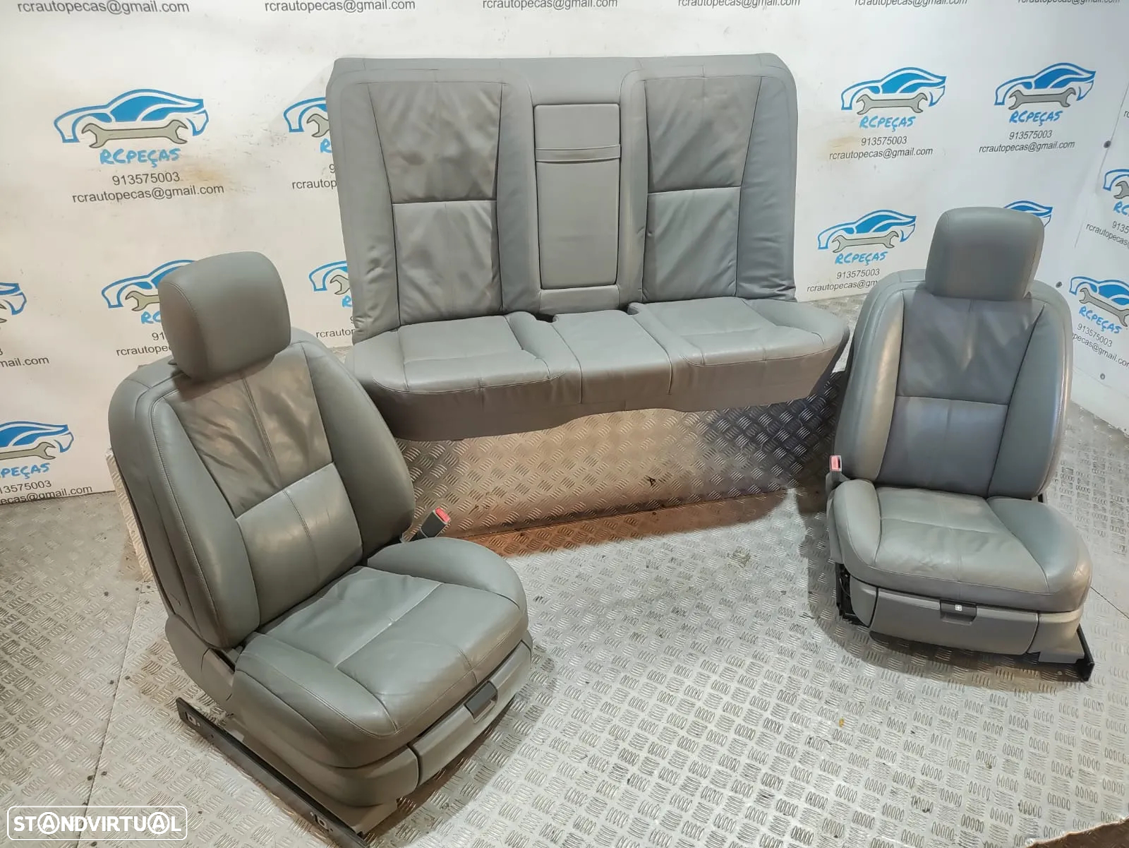 Conjunto Bancos em Pele Elétricos Mercedes Class S W221 - 18