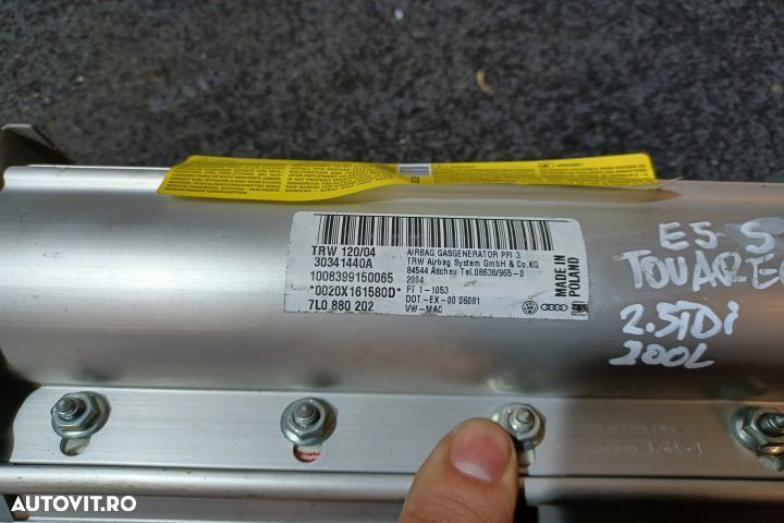 Airbag pasager 7L0880202 MX1253 Volkswagen VW Touareg generatia 1 7L - 3