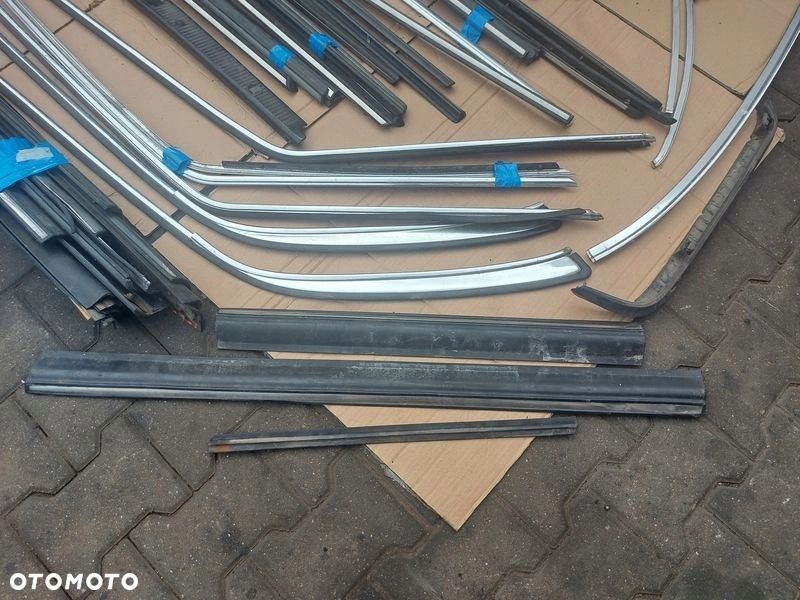 mercedes w123 listwa listwy ozdobne chromy pakiet - 8