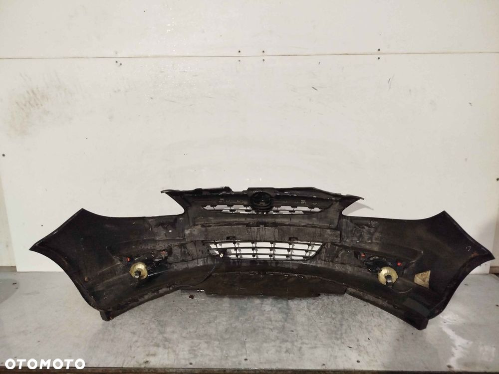 + ZDERZAK PRZÓD PRZEDNI OPEL CORSA D Z20R CZARNY HALOGENY - 5