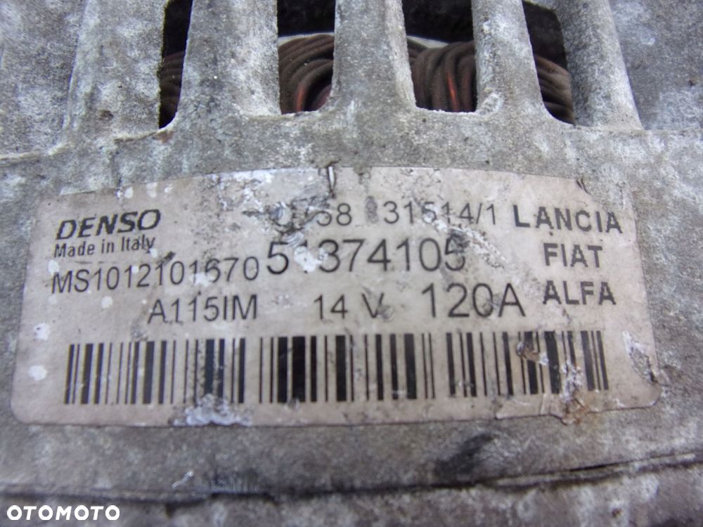 FIAT 500 PANDA TIPO 1.4 T-JET ALTERNATOR 120A - 2