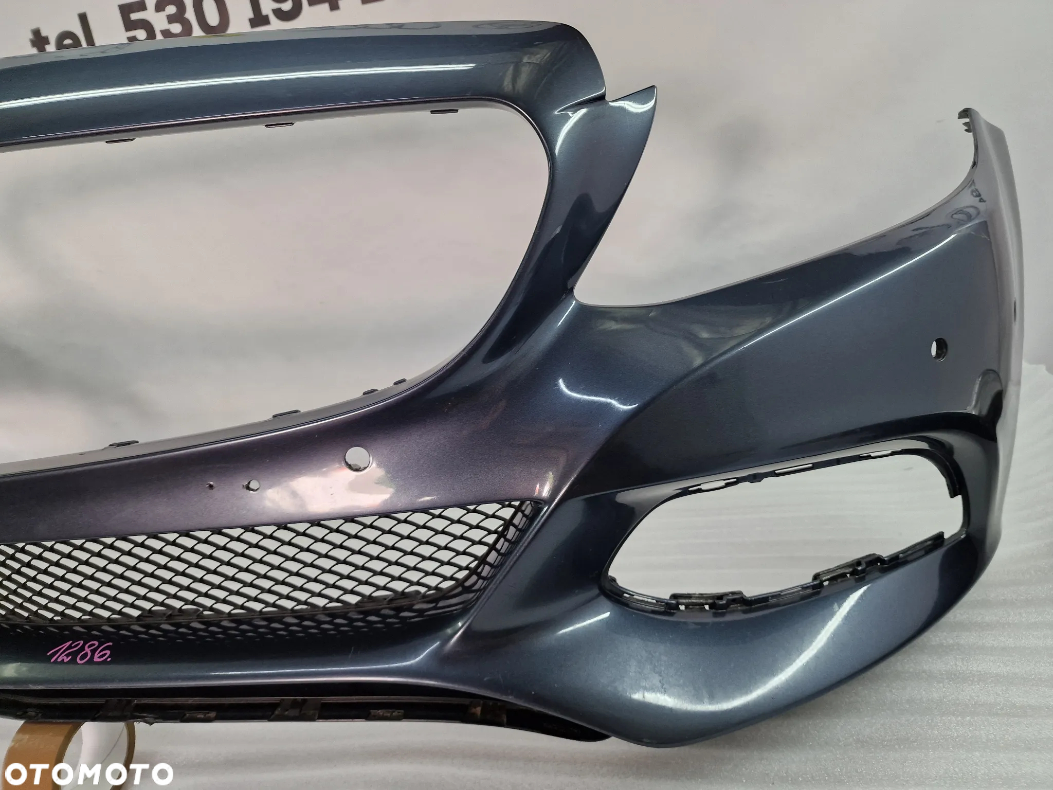 MERCEDES W205 C-KLASSA 13- ŁADNY ZDERZAK PRZEDNI PRZÓD NA 6X PDC , KOLOR SZARY METALIK ( GRAFITOWY ) , NR A2058850125 , NR AUKCJI NZ1286 - 16
