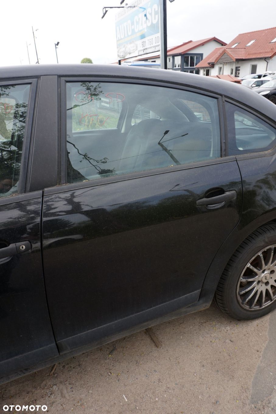 DRZWI TYLNE LEWE C4 I 5D HB KTV  CZARNY CITROEN 2004-2008 - 1
