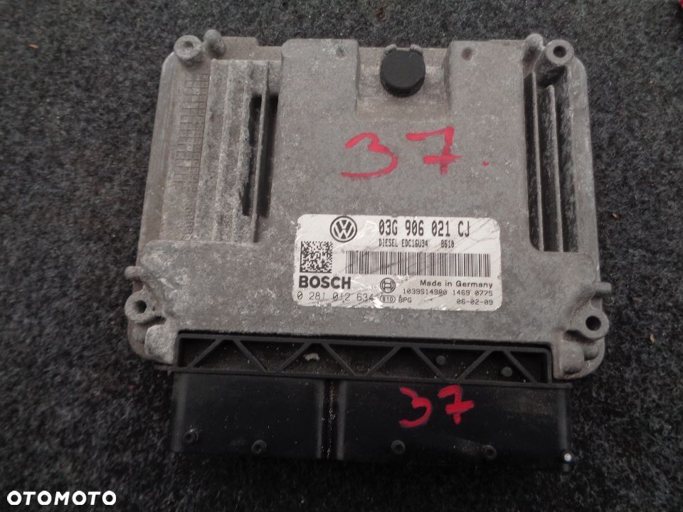 SKODA OCTAVIA II 2.0 TDI KOMPUTER STEROWNIK SILNIKA 03G906021CJ